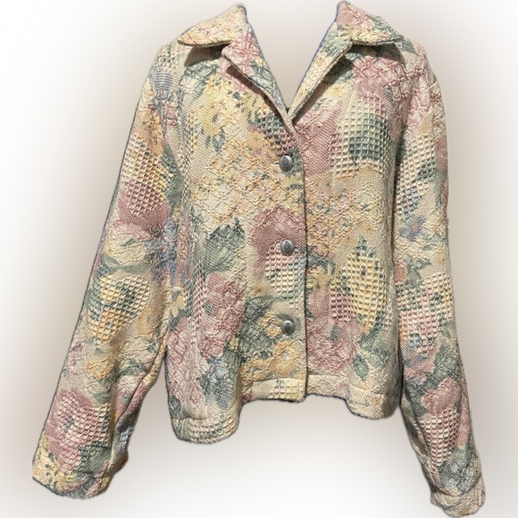 Vintage Spring Fliral Orvis Blazer - Picture 1 of 5